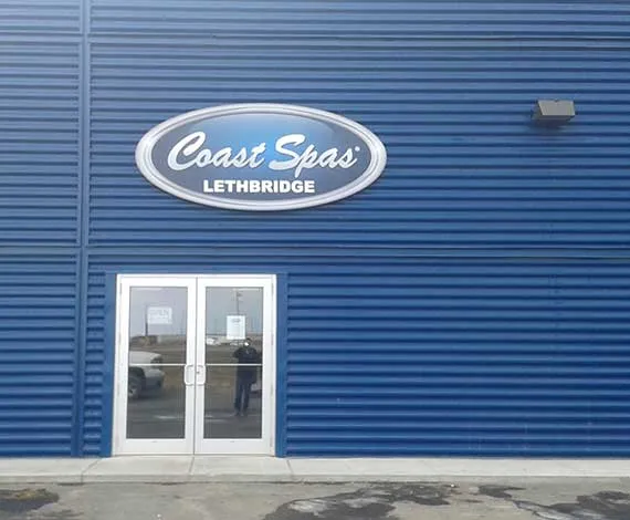 Oval exterior sign above a building entrance