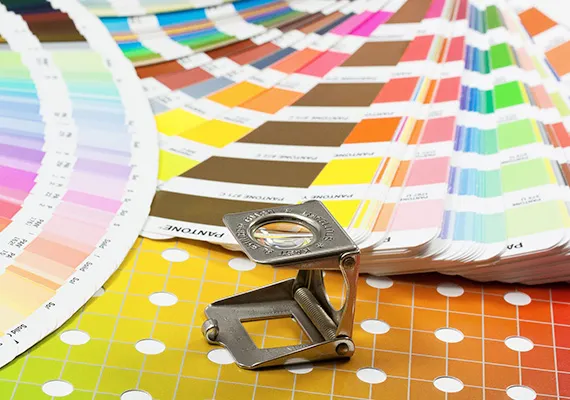Colour swatch books for colour matching